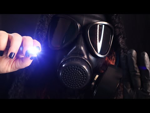 ASMR Post-Apocalyptic Check-Up (No-Talking, Gas Mask, Glove Sounds, Light Triggers)