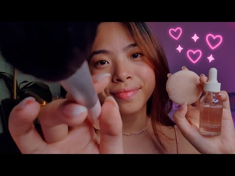 ASMR Pretty Pink Pamper 💖 Relaxing Face & Hair Attention (Layered Sounds)