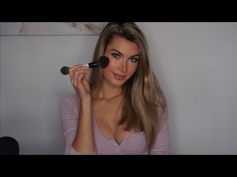 ASMR doing my makeup + chit chat