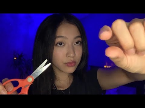 ASMR plucking away & EATING your NEGATIVE ENERGY/THOUGHTS 👄🤏🏼 with POSITIVE AFFIRMATIONS 💆🏻‍♀️