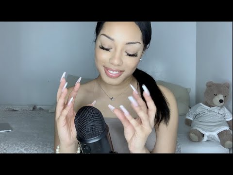 ASMR Background Noise Brain Massage w/ Rain Sounds for sleep and relaxation