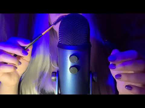 ASMR Triggers with Makeup BRUSHES