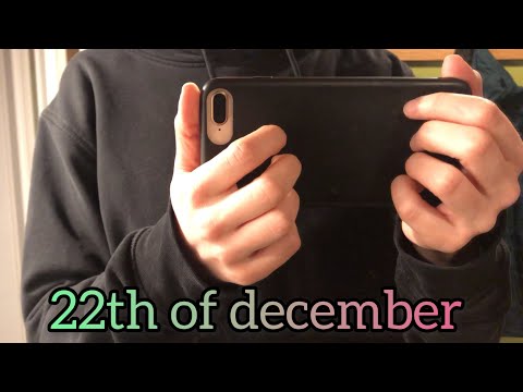 ASMR | 22th of december | Pure & tingly IPhone tapping 🎄