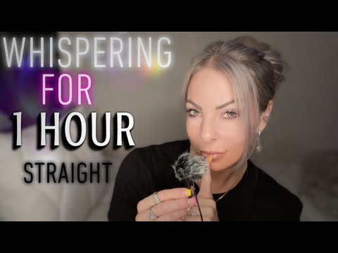 ASMR Whispering You To Sleep For 1 HOUR STRAIGHT! PURE Whisper Ramble