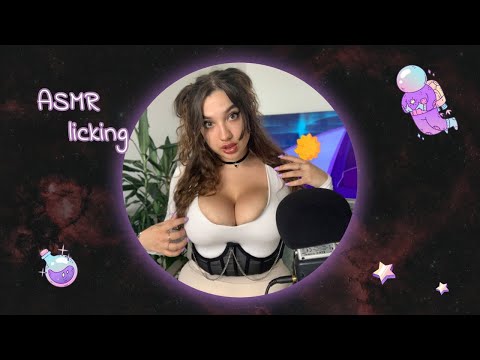 ASMR MIC LICKING, MOUTHS SOUNDS, KISSES, WATER #asmr #mouthsounds #licking