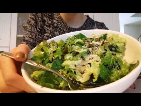 ASMR Salad Eating Request (ramble)