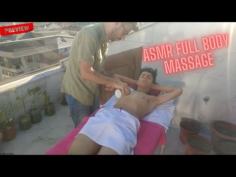 ASMR GUY FULLBODY CHEST ABDOMİNAL ARM LEG FOOT BACK MASSAGE