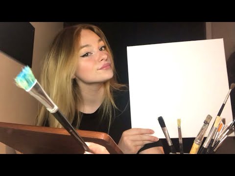 RP ASMR: I Paint you - FAST and CHAOTIC 🎨👩🏼‍🎨 (+result)