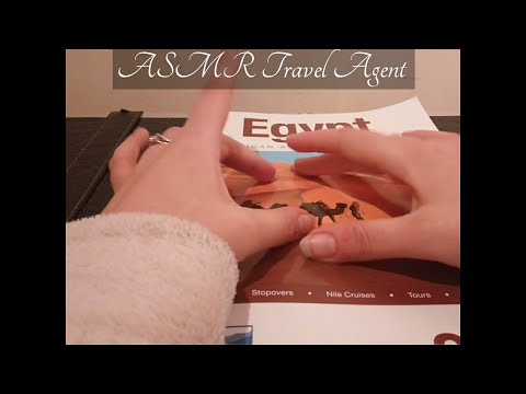 ASMR Travel Agent Role Play (Egypt Trip Intro)