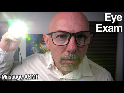ASMR Role Play - Dr Dmitri Eye Examination & Massage - Light Triggers