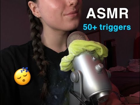 50+ ASMR Triggers | Tapping, scratching, lid sounds, etc.