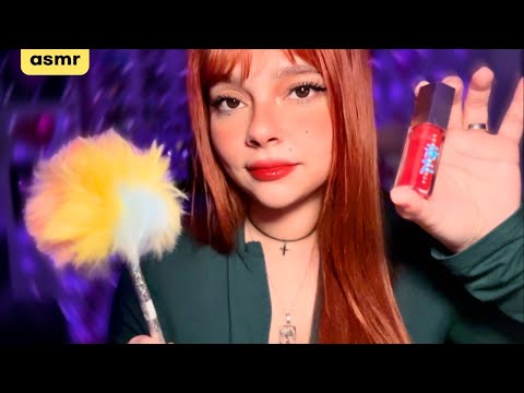 ASMR to feel extra sleepy 💤  (whispers, brushing, mouth sounds, & more)