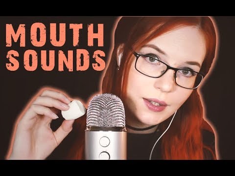 ASMR Mouth Sounds, Eating Marshmallows, Extremely Close-Up Whisper