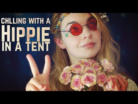 ASMR Chilling with a Hippie in a Tent | Scalp Massage, Reiki Healing [Time Travel Series]
