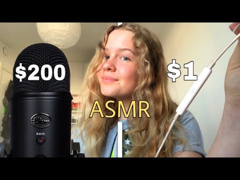 $1 V.S $200 microphone || ASMR