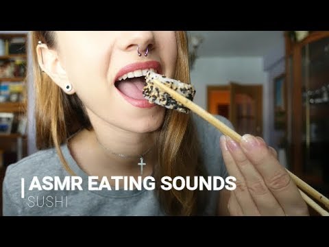 Eating sounds: comiendo sushi /Mukbang show [ASMR en español]
