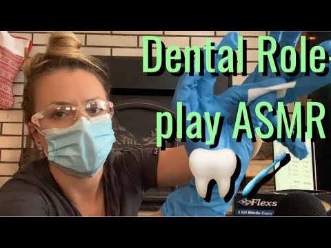 DENTAL ROLEPLAY ASMR 🦷 Dental Assistant checks you in 🪥 Roleplay for sleep😴 Latex Gloves