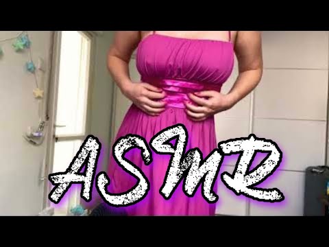 ASMR scratching rose dress / fabric sounds no talking