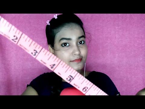 ASMR Measuring Your Face📏 With Inaudible Whispering
