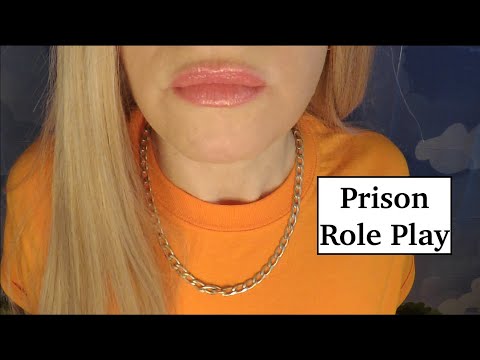 ASMR Prison Role Play | Gum Chewing | Close Whisper