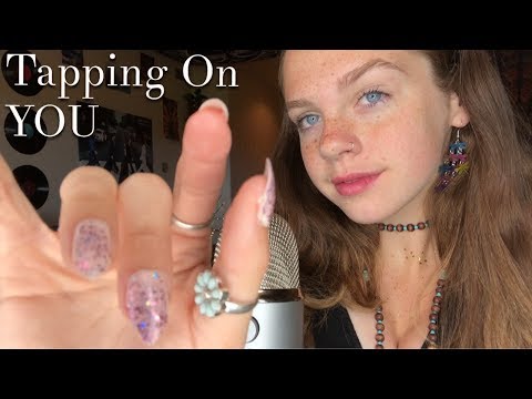 ASMR Tapping on YOU with FAKE NAILS