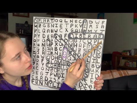 Momma Shelley’s Birthday ASMR: Tracing Words, Canvas Scraping Sounds 🎈