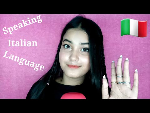 ASMR Speaking Italian Language with Inaudible Whispering