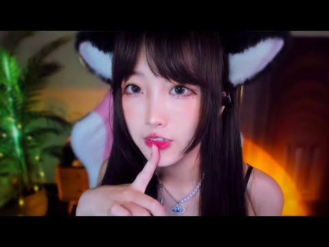 ASMR Tingly Oil Massage and Mouth Sounds 😴 (Hand Movements)
