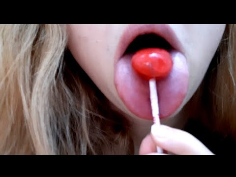 asmr licking lollipop,  sensitive asmr
