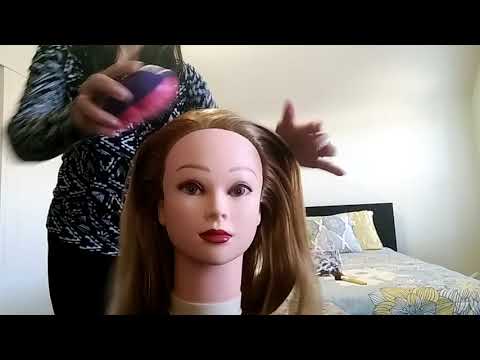 Doll make over Asmr- Make up & Hairstyling