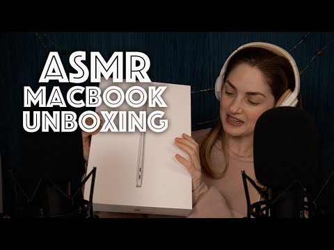 ASMR | MacBook Air Unboxing and Setup
