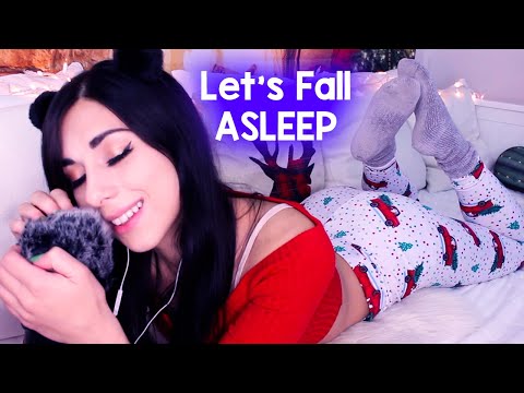ASMR Let's Fall Asleep Together | Fluffy Mic Massage & Trigger Words | Guaranteed Sleep | Sksk, tktk
