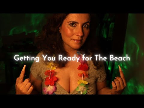 ASMR 💕 It's Beach Day! Getting You Ready 💕 Relax and Sleep