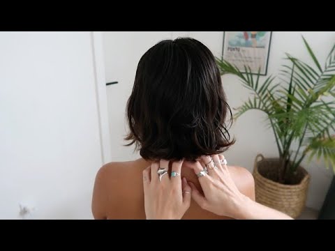 ASMR crispy back massage and hair play with extra tingles (no voice over)