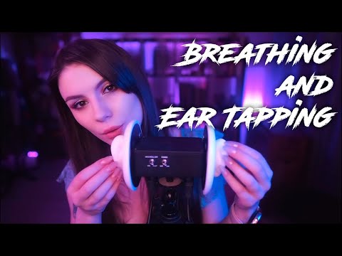 ASMR Breathing and Ear Tapping 💎 No Talking, 3 Dio