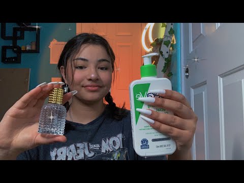 ASMR doing your spa care in 1 minute & 25 seconds