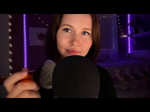 ASMR~Mouth Sounds, Stress Plucking, Brushing Your Hair, Dry Hand Sounds, Mic Brushing (Kyle's CV)✨