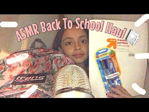ASMR Back To School Supplies Haul 2019!!