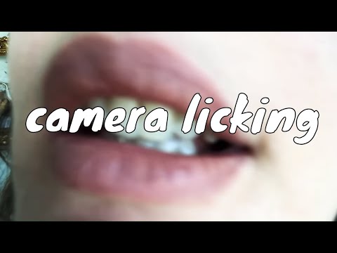 [ASMR]Literal Lens Licking 🤪 Camera tapping🤤