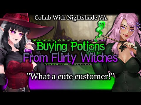 Dommy Witch Duo Want Your Attention [Flirty] [Teasing] | Medieval ASMR Roleplay /FF4A/@NightshadeVA