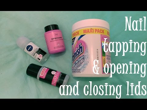 #103 *ASMR* Nail tapping & lids with soft speaking