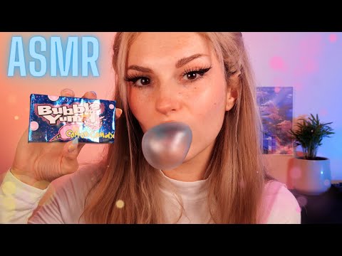 ASMR Tingly Bubble Gum Chewing & Ear to Ear Whispers 🫧