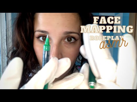 👩‍⚕️ASMR👩‍⚕️FACE MAPPING Roleplay (English, ITA accent)