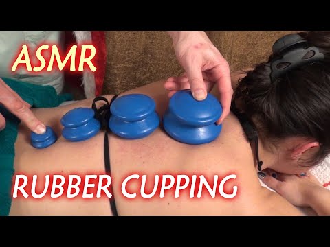 Moving Cupping, Rubber Cupping ASMR Therapy