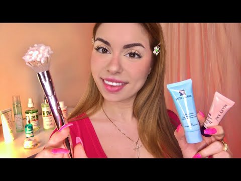 ASMR Relaxing 1 HOUR Spa Facial Treatment Roleplay 💆 Face Touching, Massage, Personal Attention