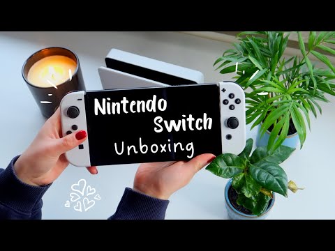 [ASMR] Nintendo Switch OLED Unboxing 🖤☁️ | (german/deutsch) | ASMR Marlife