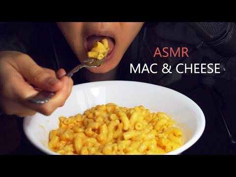 ASMR Stirring/Eating Mac & Cheese Sounds (MUKBANG | Eating Show)