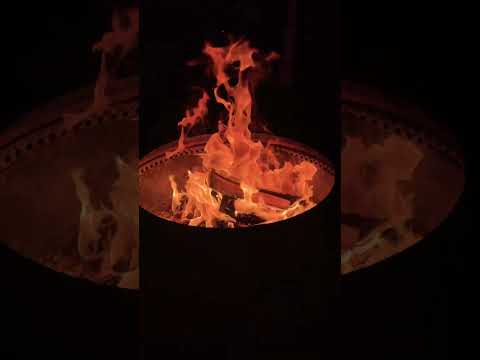 ASMR Fire Crackles on a Crisp Autumn Night 🍂