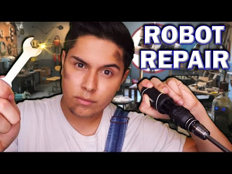 ASMR | Repairing Your Hacked Robot Brain! (Up Close Attention)