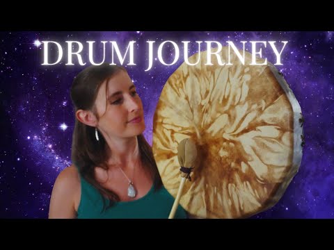 1 Hour Shamanic Drumming Journey - 4 Beat Drum No Talk - Deep Trance for Meditation & Peaceful Sleep